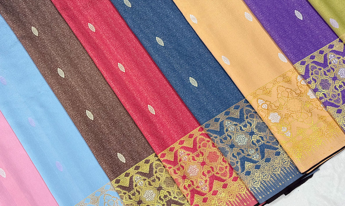 Sørøst-Asia nasjonalt tradisjonelt Sarong-stoff